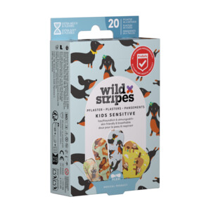 Wild Stripes Pleisters Kids Sensitive Animal Fun - 4.25 euro