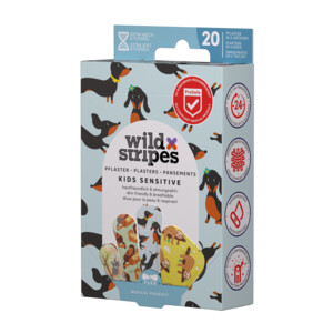 Wild Stripes Pleisters Kids Sensitive Animal Fun - 4.25 euro