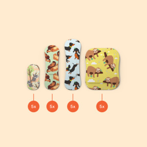 Wild Stripes Pleisters Kids Sensitive Animal Fun - 4.25 euro
