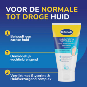 Dr. Scholl's Voetcrème Dagelijkse Hydratatie - 9.25 euro
