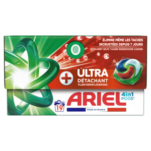 4x Ariel 4in1 Wasmiddel Pods Ultra Vlekverwijderaar - 41.89 euro