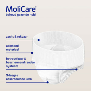4x Molicare Premium Mobile 8 Druppels Large 2015 ml Absorptie - 74.97 euro