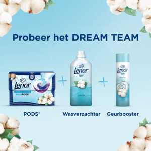 Lenor Wasmiddel All-in-1 Pods Katoen Fris - 13.49 euro