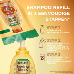 Garnier Loving Blends Honing Goud Shampoo Refill - 4.49 euro