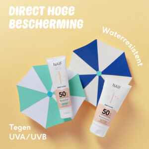 Naif Baby & Kids Zonnebrandcréme SPF 50 - 7.79 euro