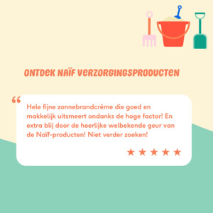 Naif Baby & Kids Zonnebrandcréme SPF 50 - 7.79 euro