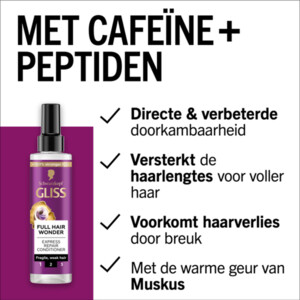 3x Gliss Anti-Klit Spray Full Hair Wonder - 18.62 euro