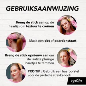 6x Got2b Glued Styling Haarwax Stick - 31.99 euro