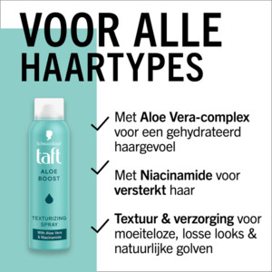 6x Taft Texturizing Spray Aloe Boost - 26.19 euro