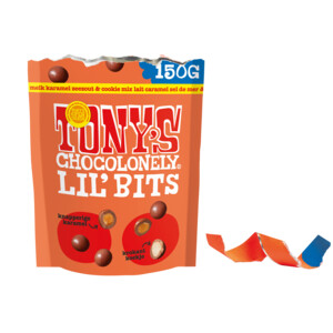 Tony's Chocolonely Lil'Bits Melk Karamel Zeezout Biscuit - 6.99 euro
