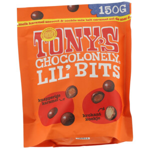 Tony's Chocolonely Lil'Bits Melk Karamel Zeezout Biscuit - 6.99 euro