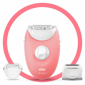 Braun Epilator Silk·épil 3 277 Wit/Rose - 44.99 euro