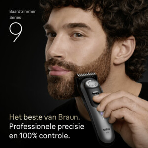 Braun Baardtrimmer Series 9 ProBlade BT9520 Chroom - 123.99 euro