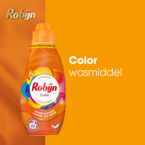 4x Robijn Klein & Krachtig Wasmiddel Color 22 Wasbeurten - 22.71 euro