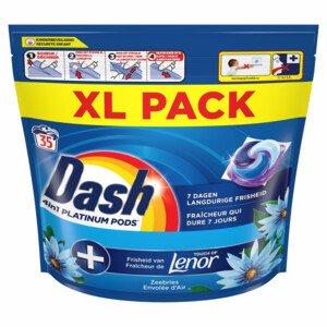 Dash Wasmiddelcapsules 4in1 Pods Zeebries - 29.99 euro