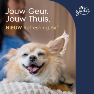 6x Glade Luchtverfrisser Refreshing Air tegen Huisdierengeurtjes - 14.45 euro
