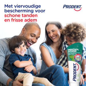 12x Prodent Tandpasta Menthol Power - 20.26 euro
