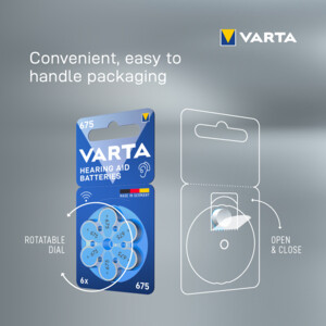 Varta Gehoorbatterij Gehoorapparaat 675 Blister - 3.29 euro