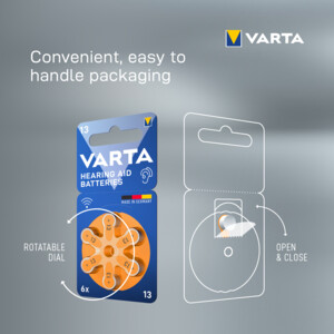 3x Varta Gehoorbatterij Gehoorapparaat 13 Blister - 9.6 euro