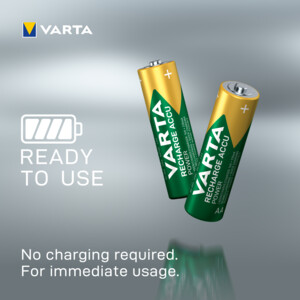 2x Varta Oplaadbare Batterijen AA 2600 mAh Blister - 21.34 euro