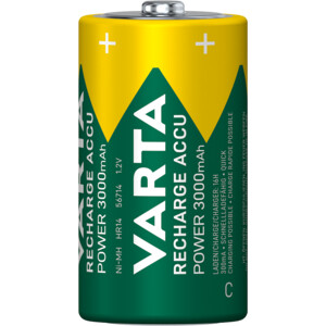 Varta Recharge Accu Power Oplaadbare Batterijen C 3000 mAh Blister - 8.05 euro