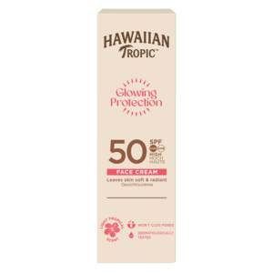 Hawaiian Tropic Zonnebrand Glowing Protection Face Cream SPF 50 - 20.99 euro