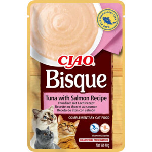Ciao Bisque Puree Kattensnack Tuna & Salmon