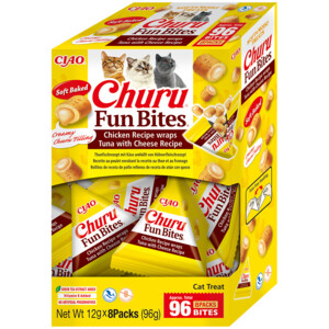 Ciao Churu Fun Bites Wraps Kattensnack Chicken & Tuna & Cheese - 8.99 euro