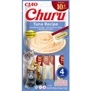 Ciao Churu Puree Senior 10+ Kattensnack  Tuna