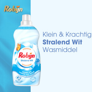 Robijn Klein & Krachtig Wasmiddel Stralend Wit 39 Wasbeurten - 16.45 euro