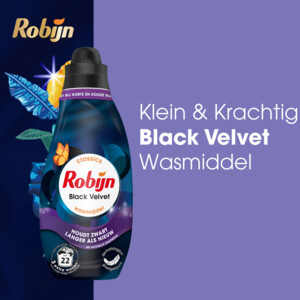 Robijn Klein & Krachtig Wasmiddel Black Velvet 22 Wasbeurten - 17.99 euro
