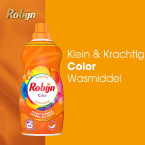 Robijn Klein & Krachtig Wasmiddel Color 39 Wasbeurten - 22.19 euro