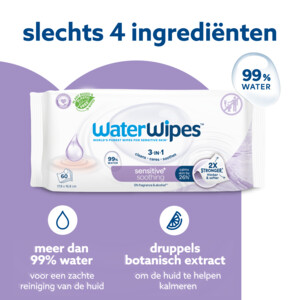 WaterWipes Baby Soothing Clean Billendoekjes - 53.99 euro