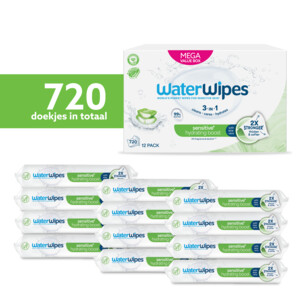 WaterWipes Baby Hydrating Clean Billendoekjes - 47.15 euro
