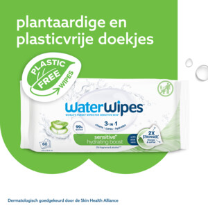 WaterWipes Baby Hydrating Clean Billendoekjes - 47.15 euro