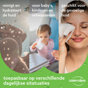 WaterWipes Baby Hydrating Clean Billendoekjes - 47.15 euro
