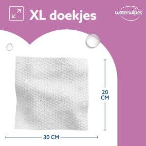 WaterWipes Doekjes Sensitive+ Body & Intimate XL - 29.75 euro