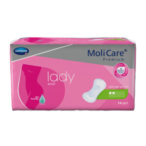 Molicare Premium Lady Pad 2 Druppels 331 ml Absorptie - 4.49 euro