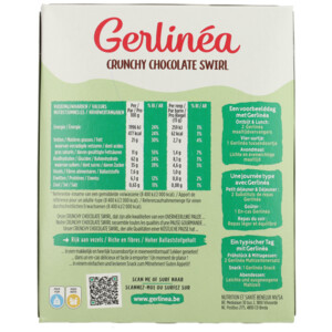 3x Gerlinea Repen Crunchy Choco Swirl Glutenvrij - 10.25 euro