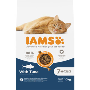 Iams Cat Senior 7+ Kattenvoer Tuna