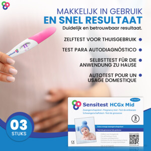 Sensitest Zwangerschapstest Midstream Extra Vroeg - 8.99 euro