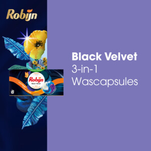 Robijn Wascapsules 3-in1 Black Velvet - 15.95 euro