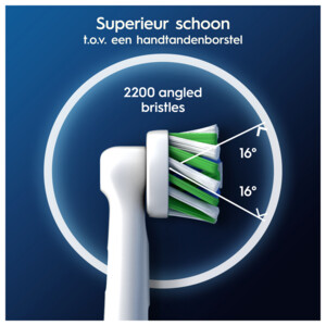 Oral-B Opzetborstels Pro Cross Action Wit - 27.99 euro