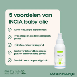 INCIA Natuurlijke Baby Olie - 14.65 euro