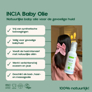 INCIA Natuurlijke Baby Olie - 14.65 euro