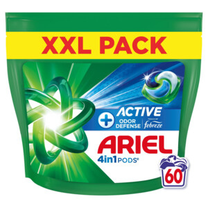 Ariel 4in1 Wasmiddel Pods Actieve Geurbestrijding - 62.99 euro