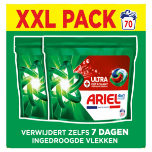 2x Ariel 4in1 Wasmiddel Pods Ultra Vlekverwijderaar - 140.37 euro