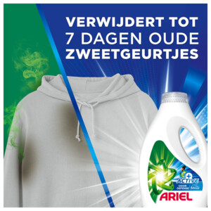 Ariel Vloeibaar Wasmiddel +Actieve Odor Defense 75 Wasbeurten - 59.99 euro
