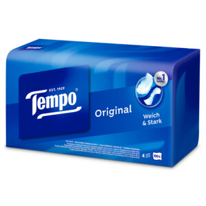 Tempo Original Box 4-laags Tissues - 2.59 euro