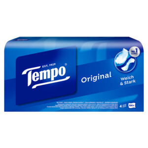 Tempo Original Box 4-laags Tissues - 2.59 euro